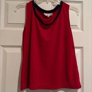 Studio I Red and Black Tank Top